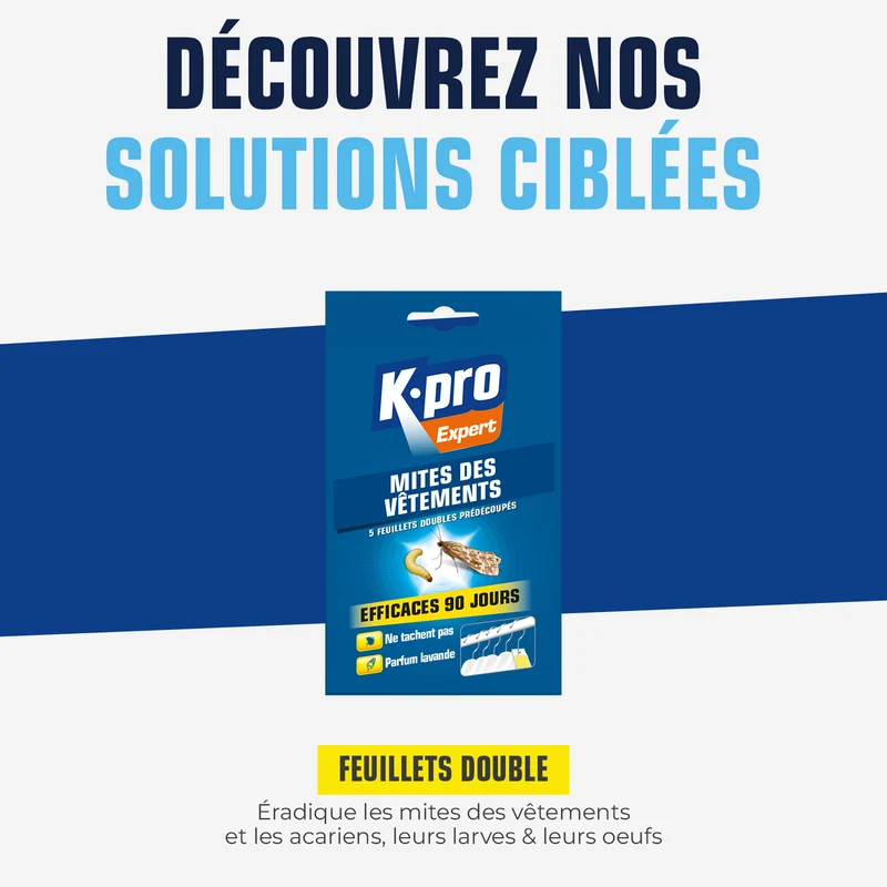 Papier anti-mites des vêtements