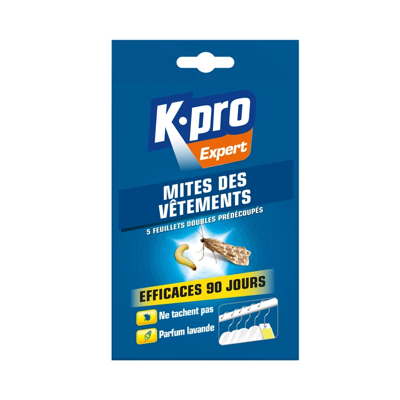 Papier anti-mites des vêtements