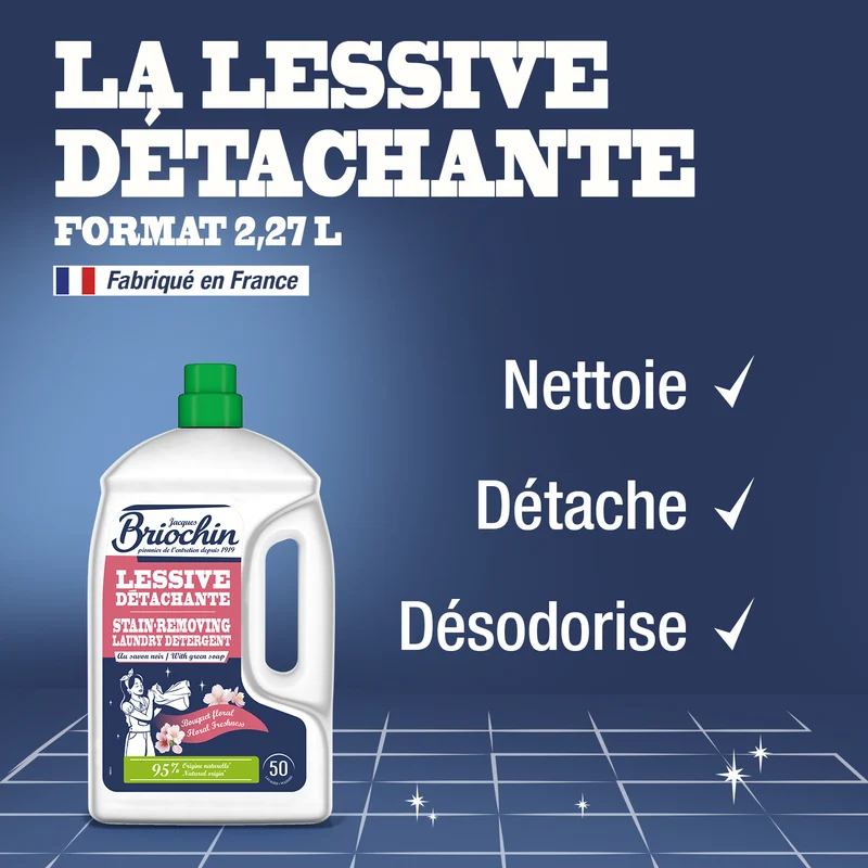 Ma Lessive au Savon Noir – Détachante – 50 Lavages
