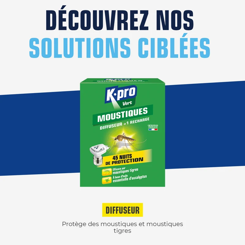 Diffuseur électrique anti moustiques + Recharge