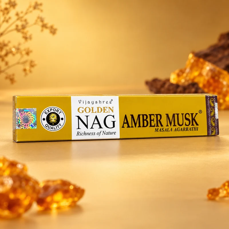 Incienso Golden Nag Artesanal · 12 Aromas