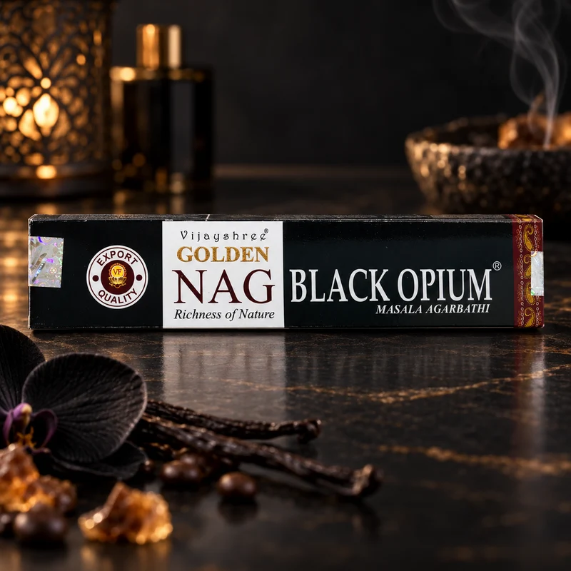 Incienso Golden Nag Artesanal · 12 Aromas