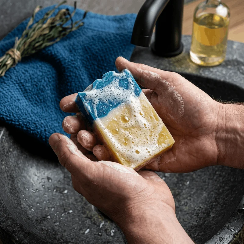 Jabón MAREA con argán y espirulina