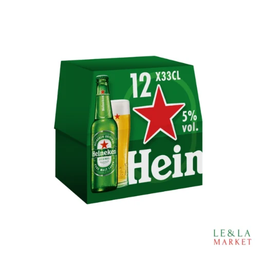 Bière Heineken 5% Vol 12x33cl