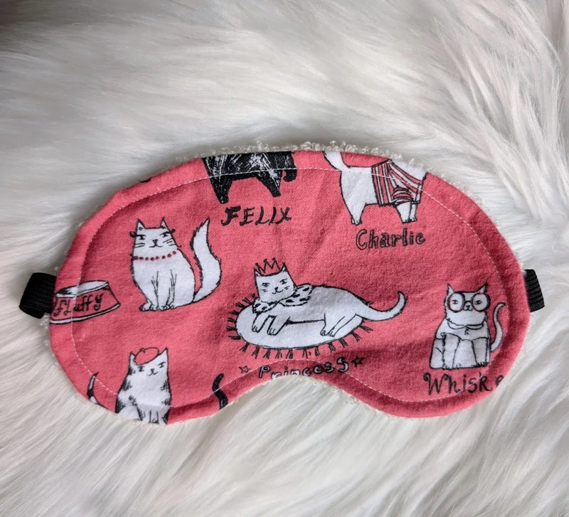 Masque de repos - CHATS FOND ROUGE
