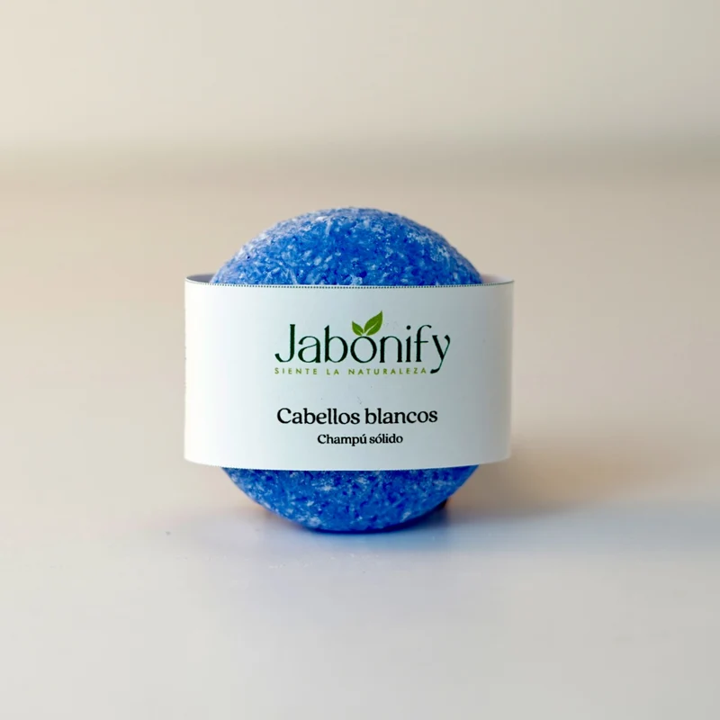 Champú sólido cabellos blancos