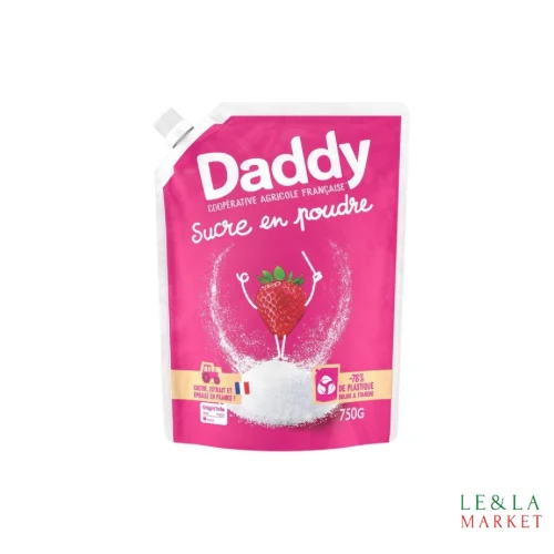 Sucre blanc en poudre Daddy 750g