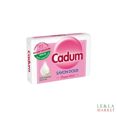 Savon solide à l'huile d'amandes douces Cadum 100g