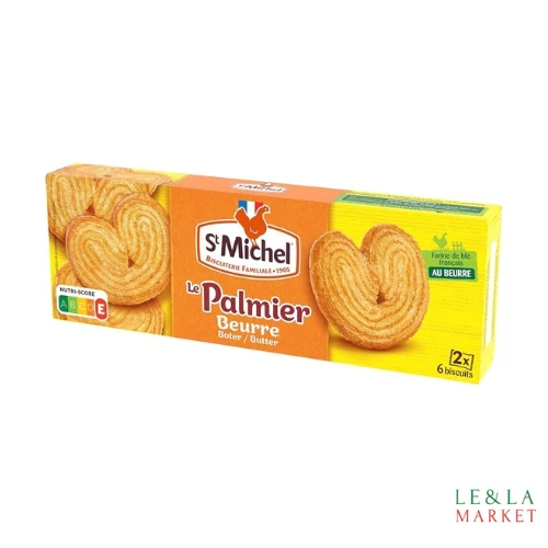Biscuits palmiers feuilletés ST MICHEL 87g
