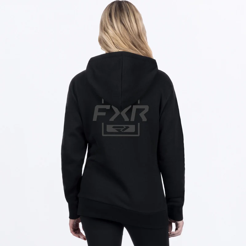 Women's Mitered Cotton Pullover Hoodie