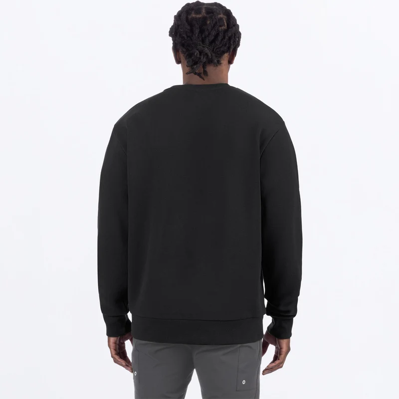 Men's Mitered Cotton Crewneck Sweatshirt
