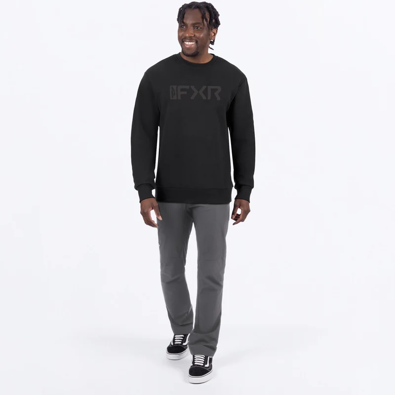 Men's Mitered Cotton Crewneck Sweatshirt