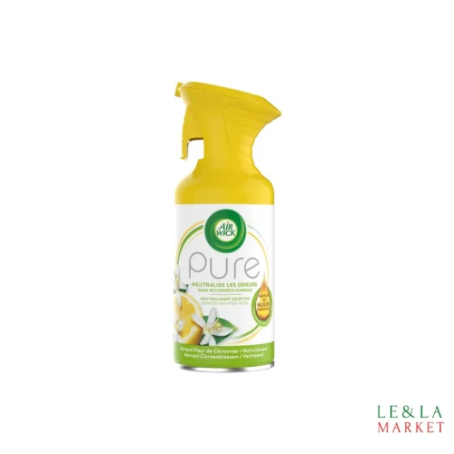 Désodorisant spray anti-odeurs fleur de citronnier AIR WICK 250ml