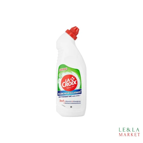 Gel WC blancheur éclatante 3 en 1 avec Javel La Croix 750 ml