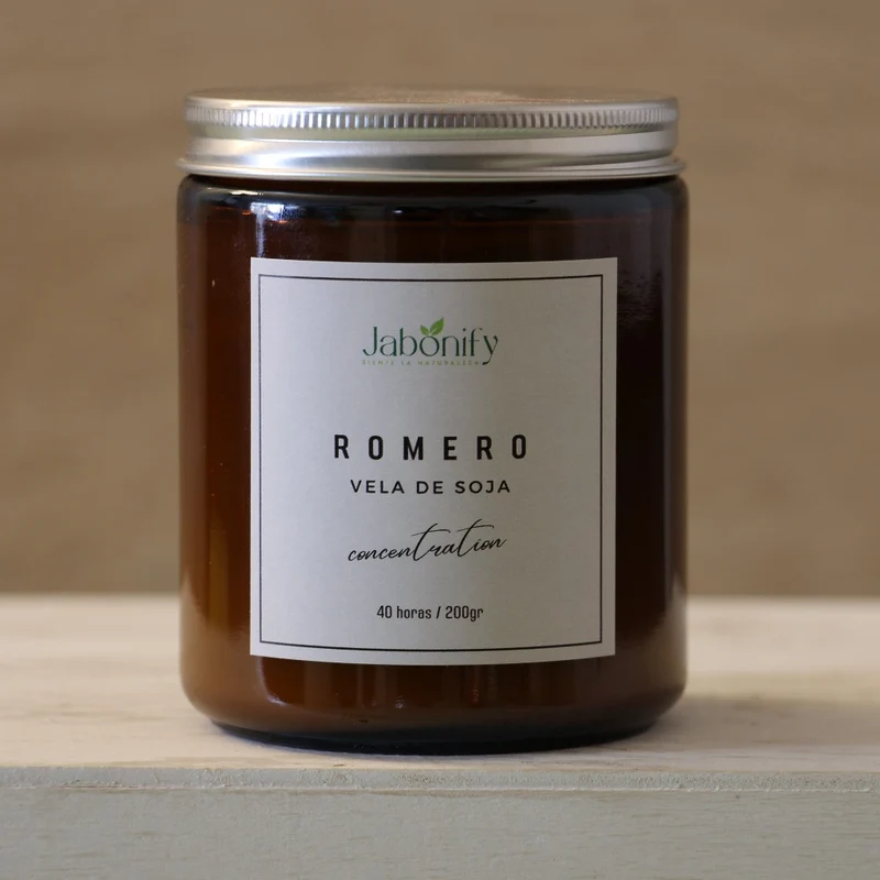 Vela de soja de Romero