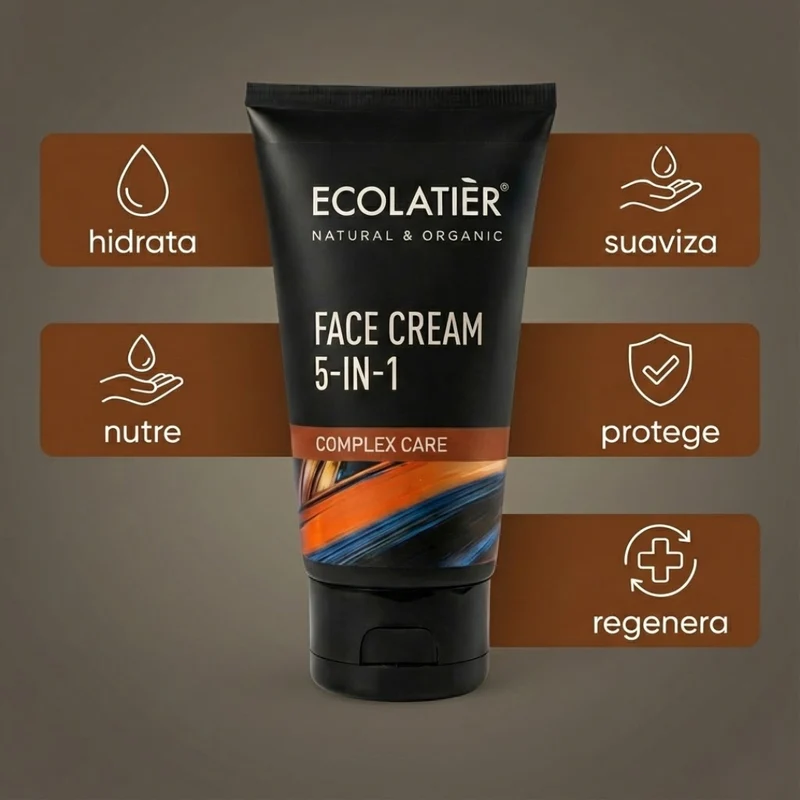 Crema Facial 5 en 1: Ecolatier Power