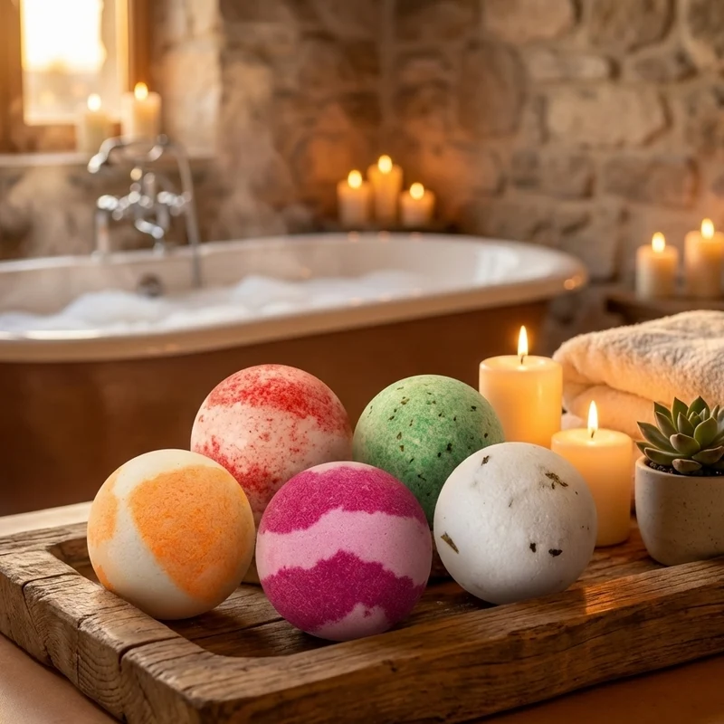 🛁 Bombas de baño | Hidratación + Efervescencia