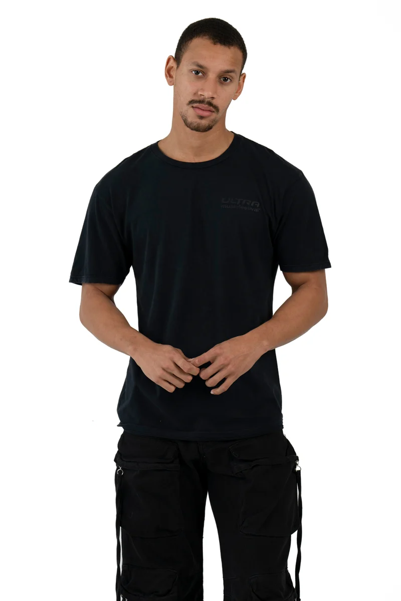 Black Wash Tee