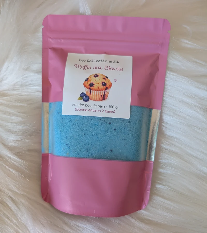 Poudre pour le bain - MUFFIN AUX BLEUETS