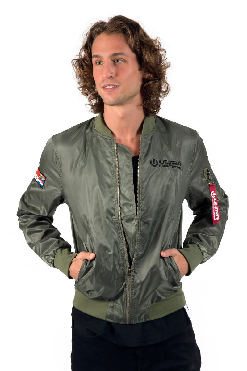 Ultra Olive Bomber Jacket