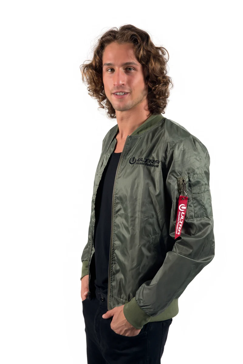 Ultra Olive Bomber Jacket