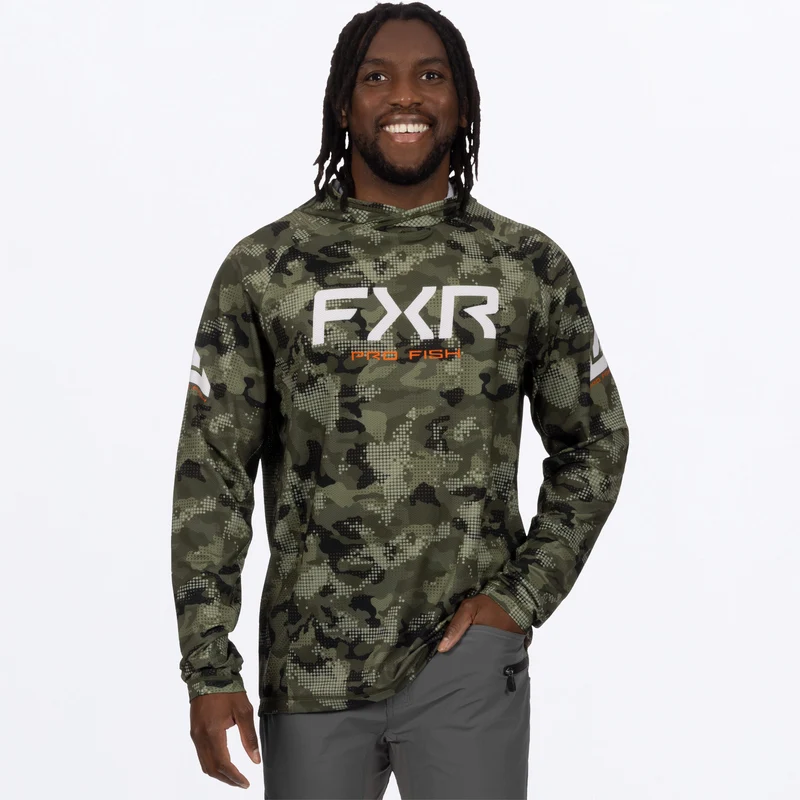 Men's Derby Drift Camo Air UPF Pullover Hoodie
