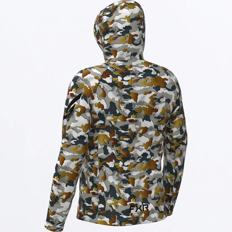 Men's Derby Drift Camo Air UPF Pullover Hoodie