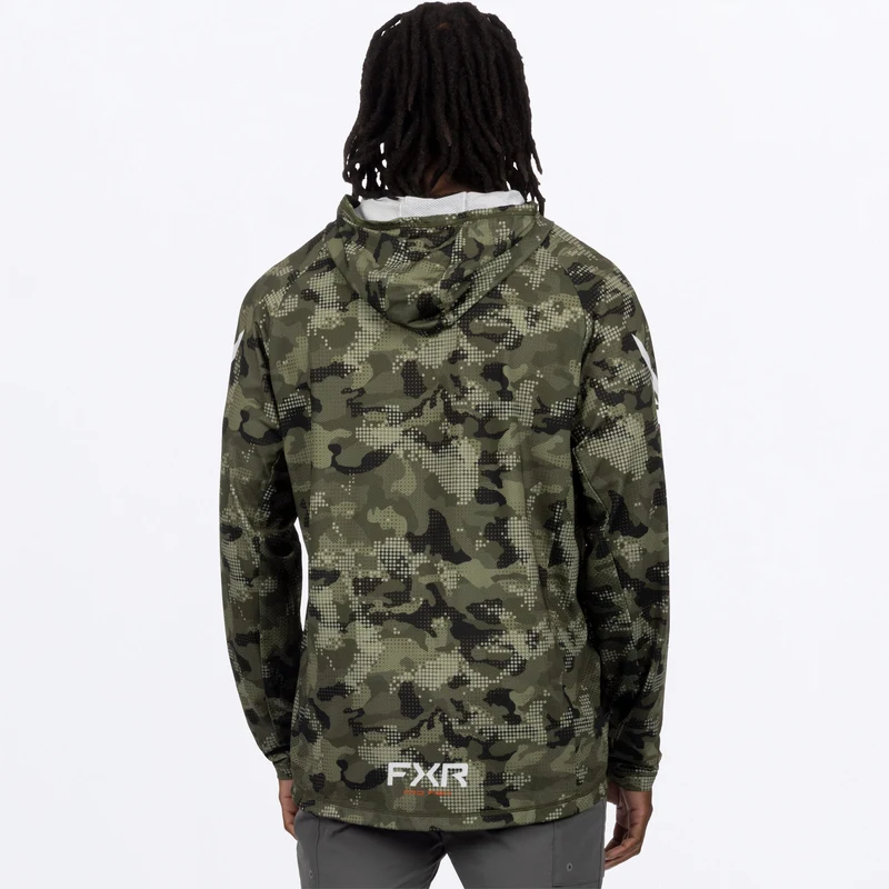 Men's Derby Drift Camo Air UPF Pullover Hoodie