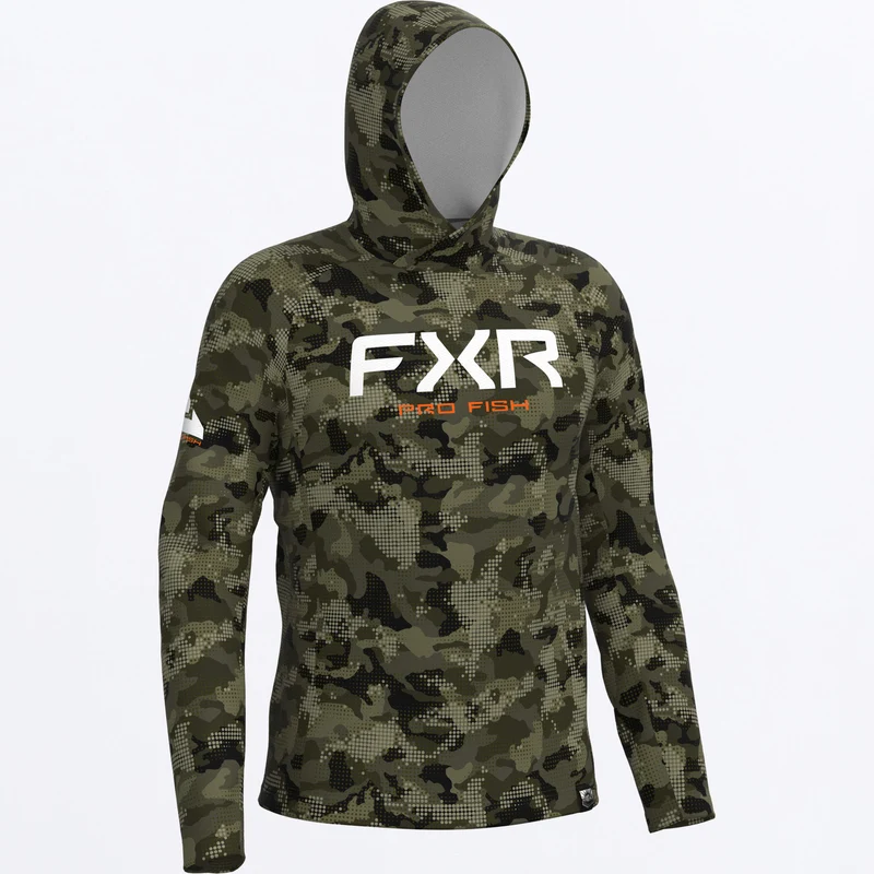 Men's Derby Drift Camo Air UPF Pullover Hoodie