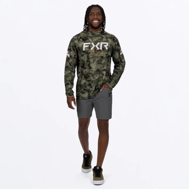 Men's Derby Drift Camo Air UPF Pullover Hoodie