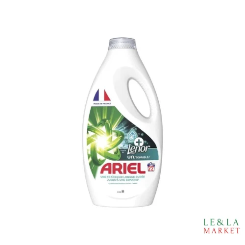 Lessive Liquide Touch of Lenor Unstoppables Ariel 22 lavages