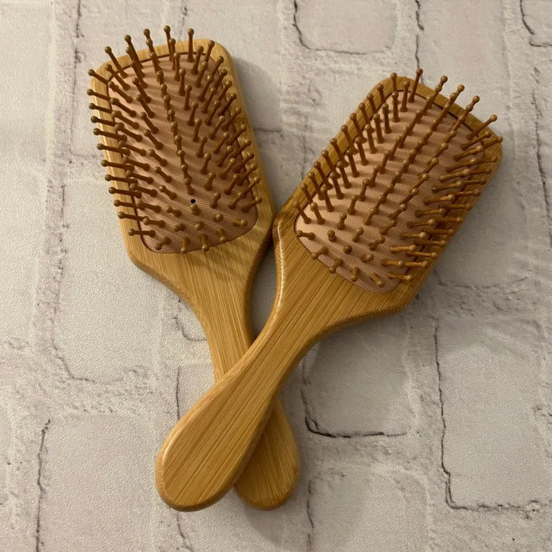 Cepillo de cabello de bambú