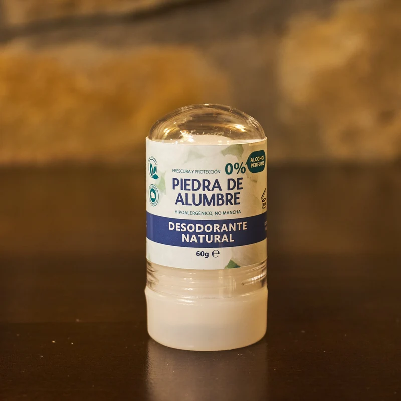 Desodorante natural de piedra de alumbre