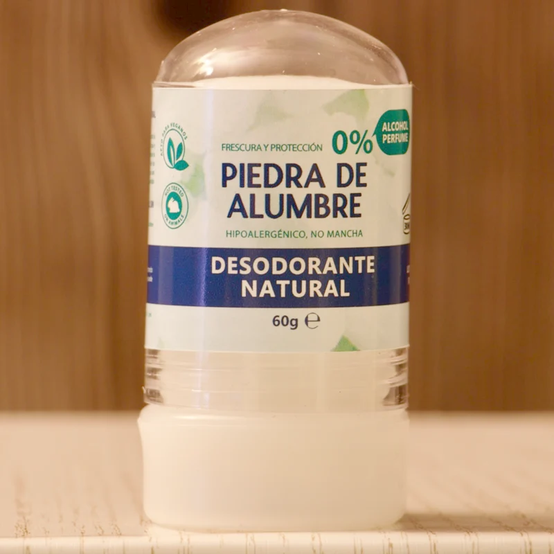 Desodorante natural de piedra de alumbre