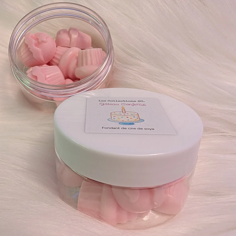 Fondant de cire - GÂTEAU CONFETTIS