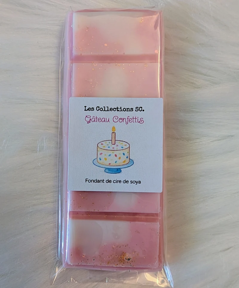 Fondant de cire - GÂTEAU CONFETTIS