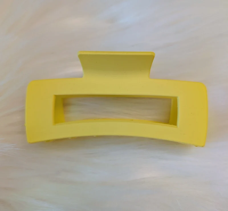Pince à cheveux - JAUNE CITRON 🍋