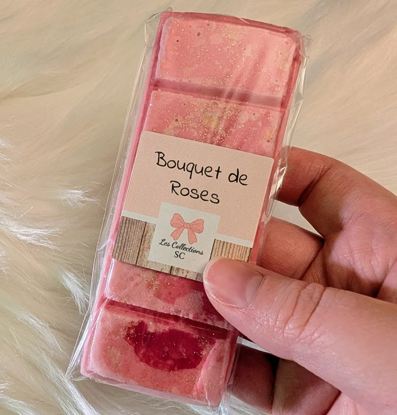 Fondant de cire - BOUQUET DE ROSES