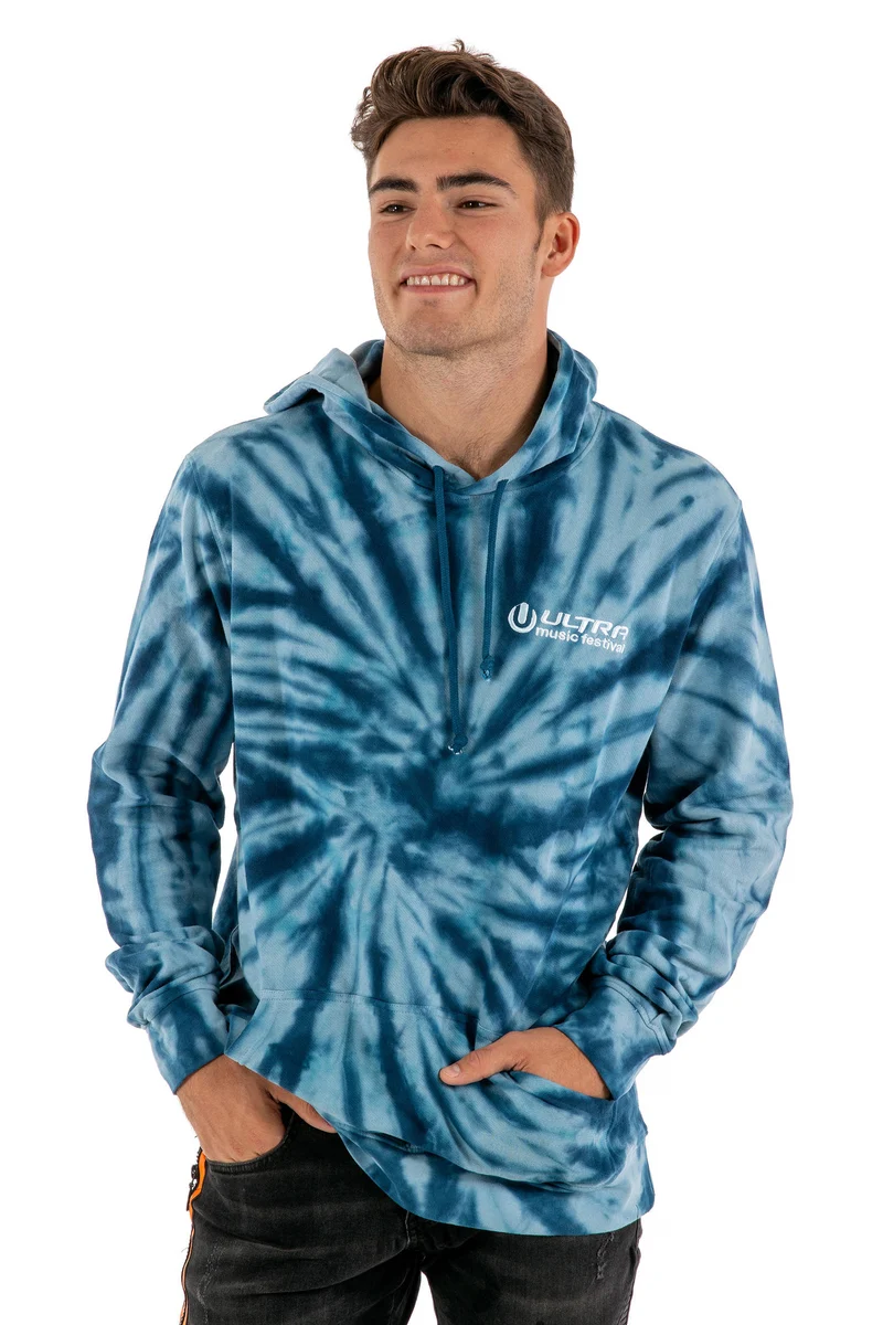 Ultra Blue Tie Dye Hoodie
