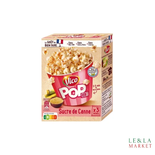 Pop corn sucré Vico 3x80g