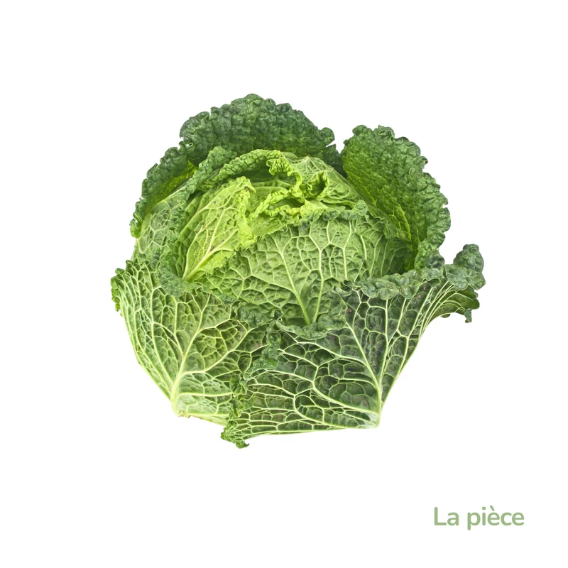 Chou vert frisé la pièce-France