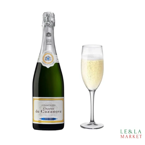 Champagne Demi-Sec Charles de Cazanove 12Vol% 75cl