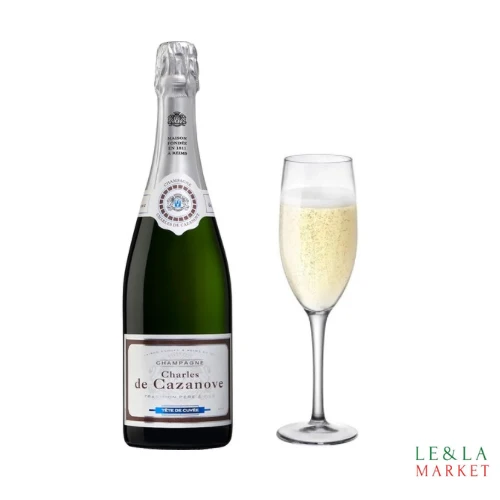 Champagne brut Tête De Cuvée Charles de Cazanove 12Vol% 75cl