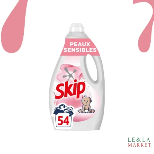 Lessive liquide pour peaux sensibles Skip 54 lavages