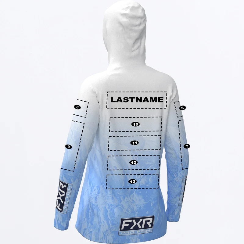 Women's Custom Derby Swell Air UPF Pullover Hoodie