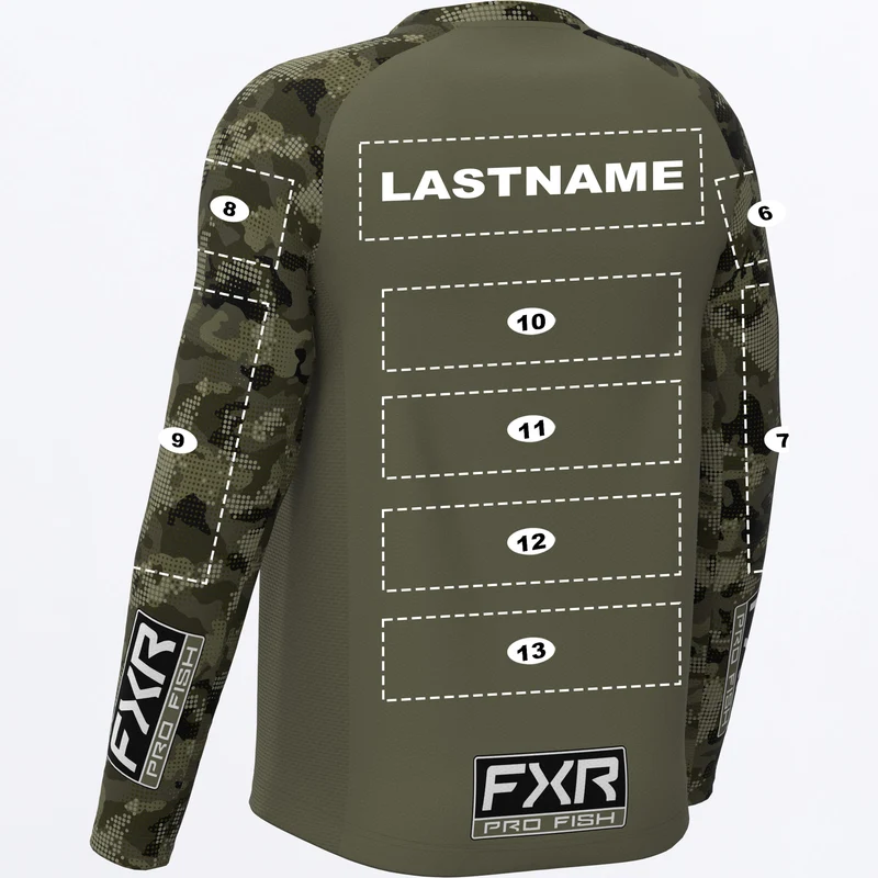 Men's Custom Derby Drift Camo Air UPF Longsleeve