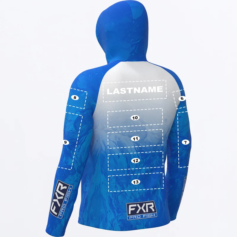 Men's Custom Derby Undertow Air UPF Pullover Hoodie