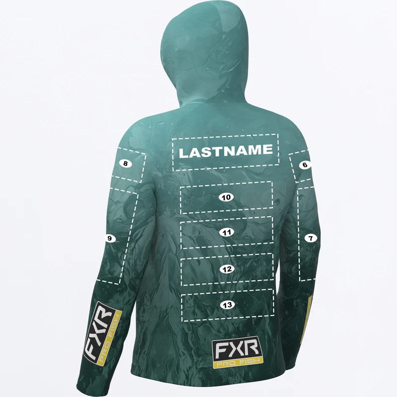 Men's Custom Derby Undertow Air UPF Pullover Hoodie