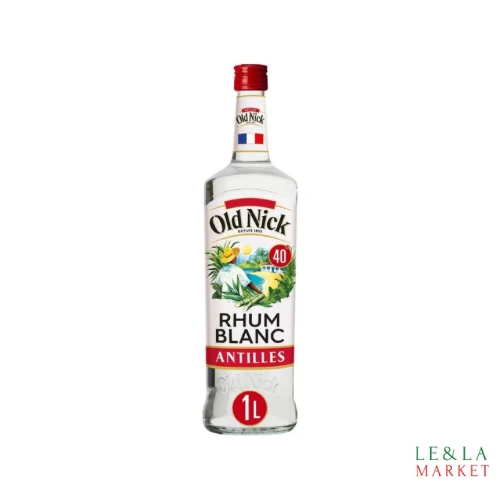 Rhum Blanc Old Nick 40% vol 1L