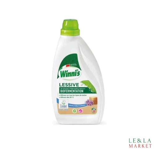 Lessive liquide savon d'Alep & Verveine Winni’s 25 Lavages